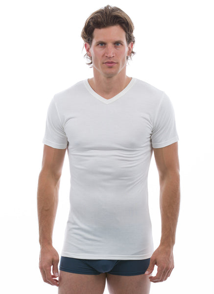 70% Bamboo Men's Undershirt long sleeve