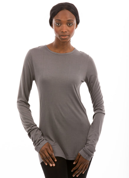 Bamboo Crew Neck Long Sleeve Top