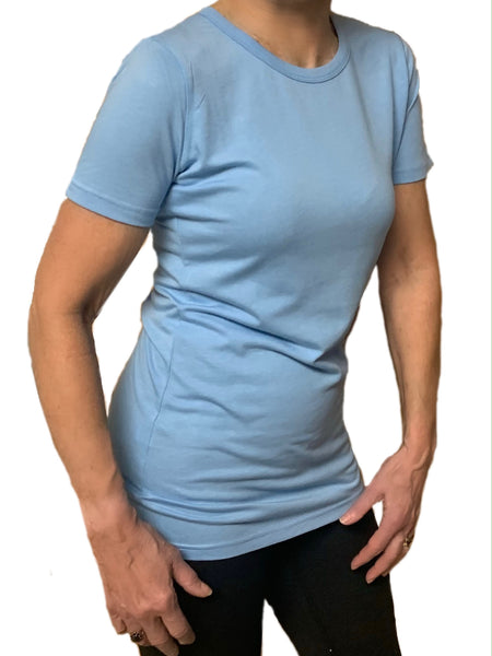 70% Bamboo Women's Short Sleeve Crew Neck